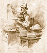 Продавец пасты 18 век