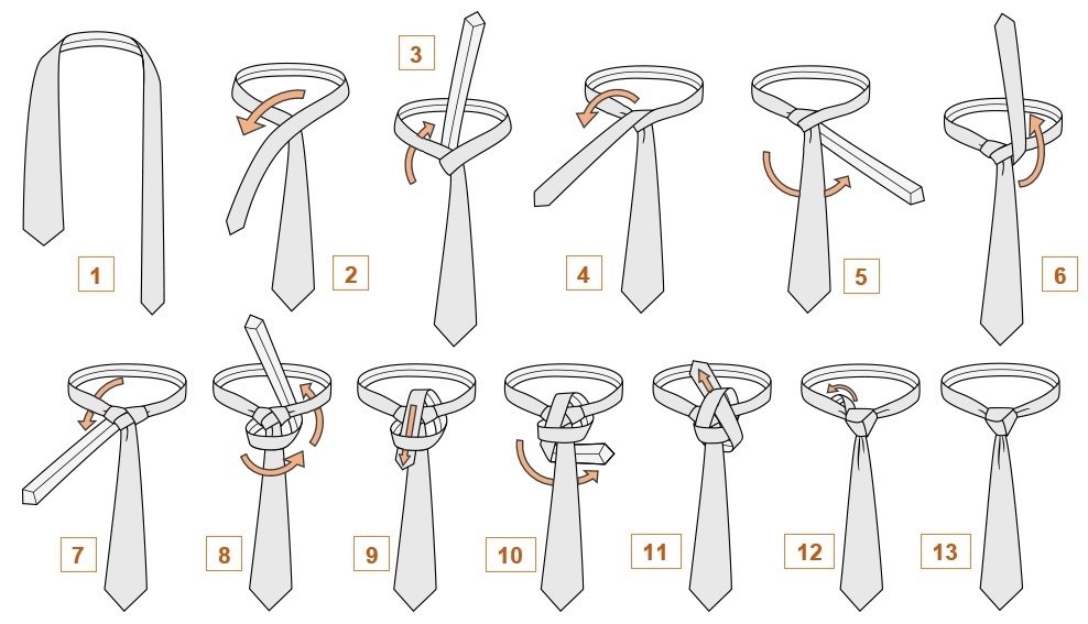 галстук тринити
