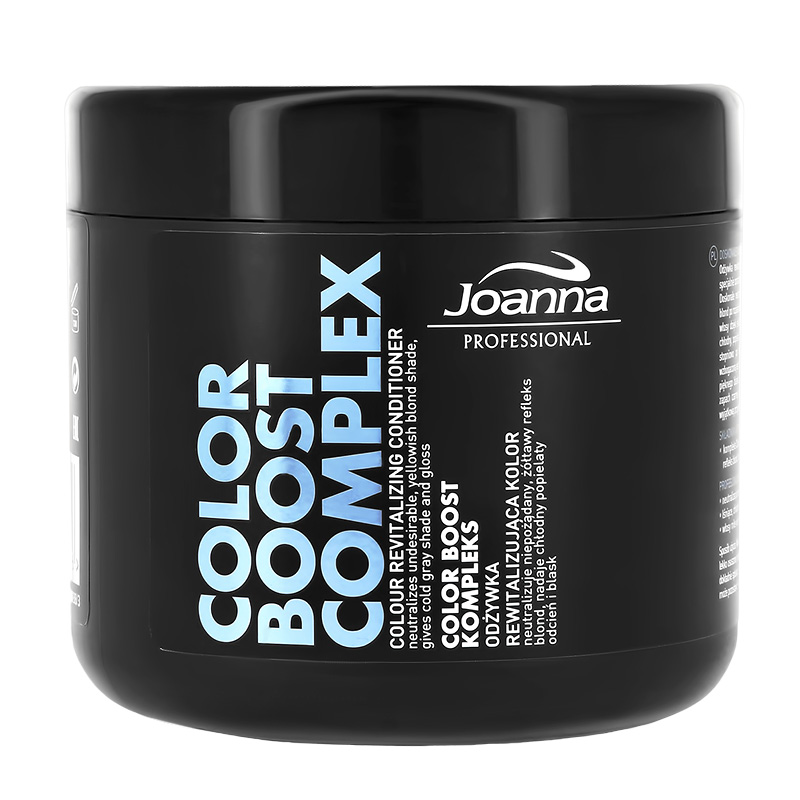 Кондиционер-нейтрализатор желтизны для волос Joanna Color Boost Complex с протеинами пшеницы (холодный пепельный)