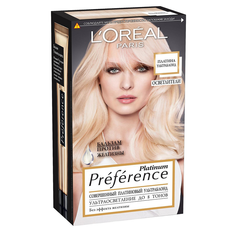 Краска для волос Preference, «Платина ультраблонд», L’Oréal Paris