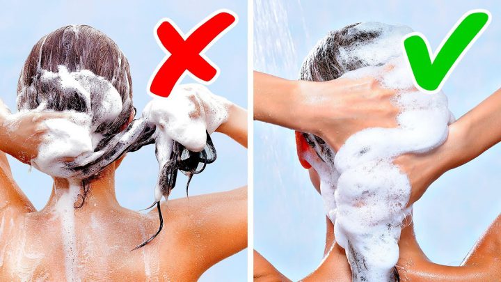 правила мытья головы