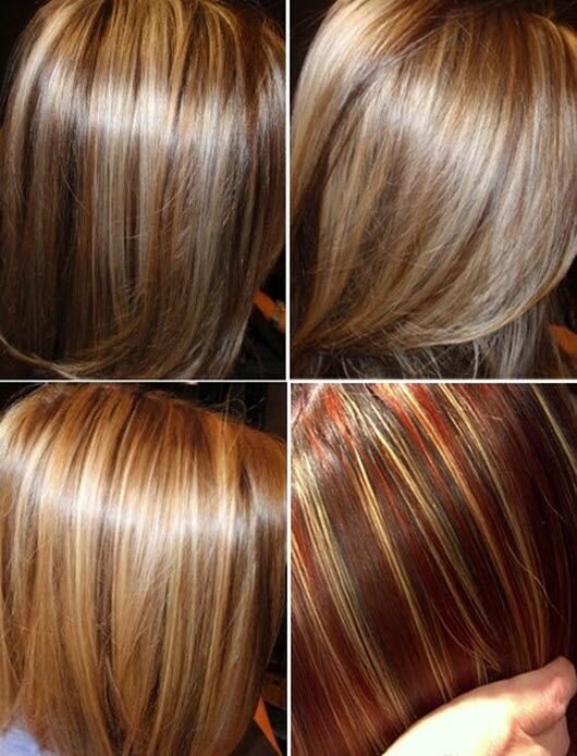 Мелирование темных волос фото до и после